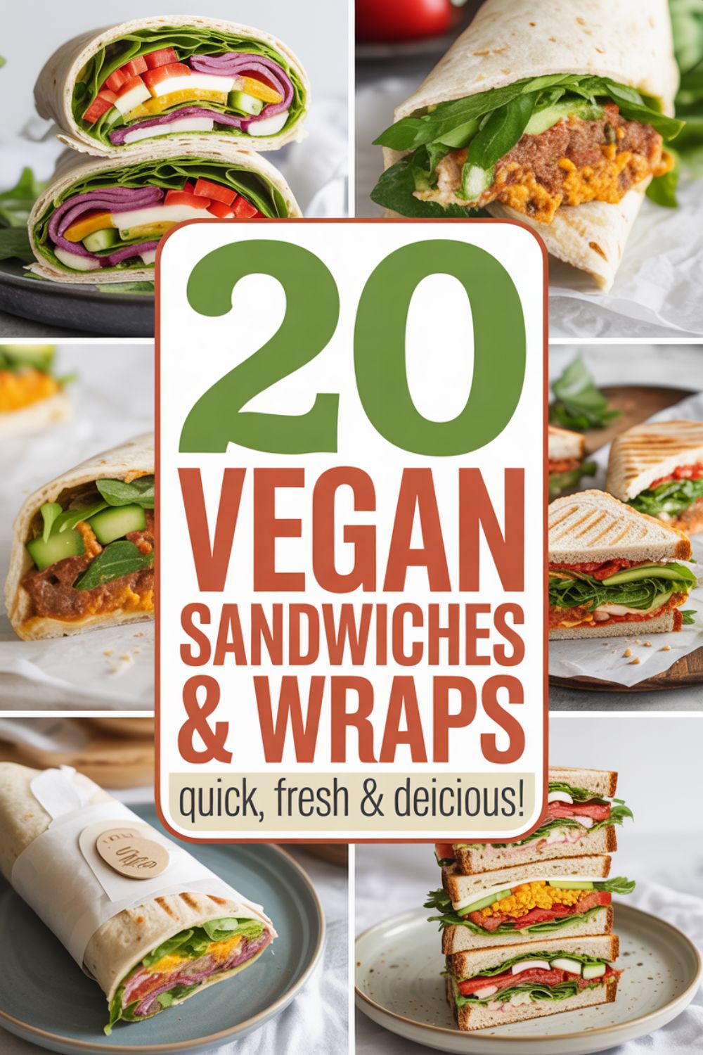 20 Vegan Sandwiches and Wraps for Quick Meals 2