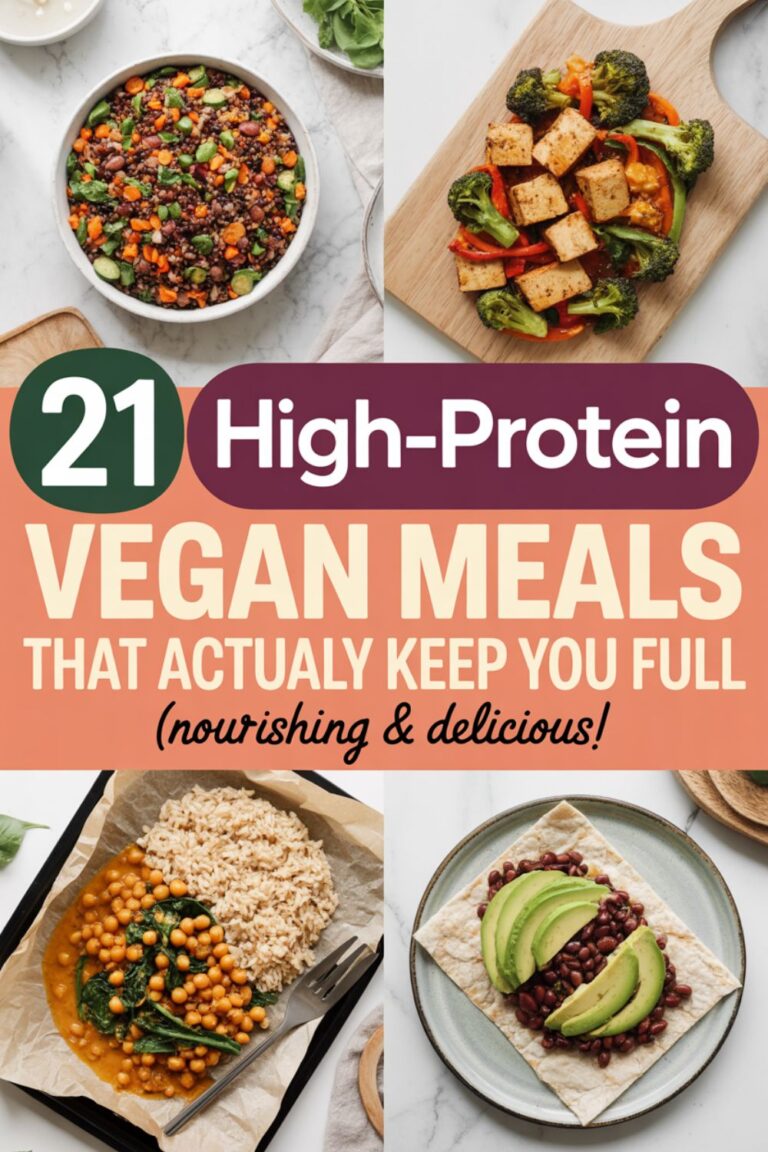 21 High-Protein Vegan Meals That Actually Keep You Full