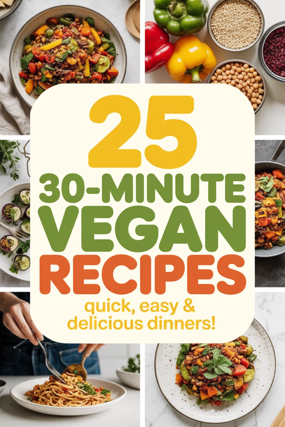 25 30 Minute Vegan Recipes for Quick Dinners