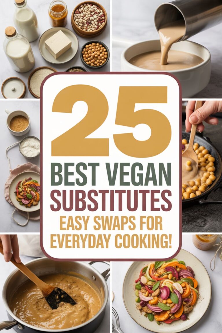 25 Best Vegan Substitutes for Everyday Cooking
