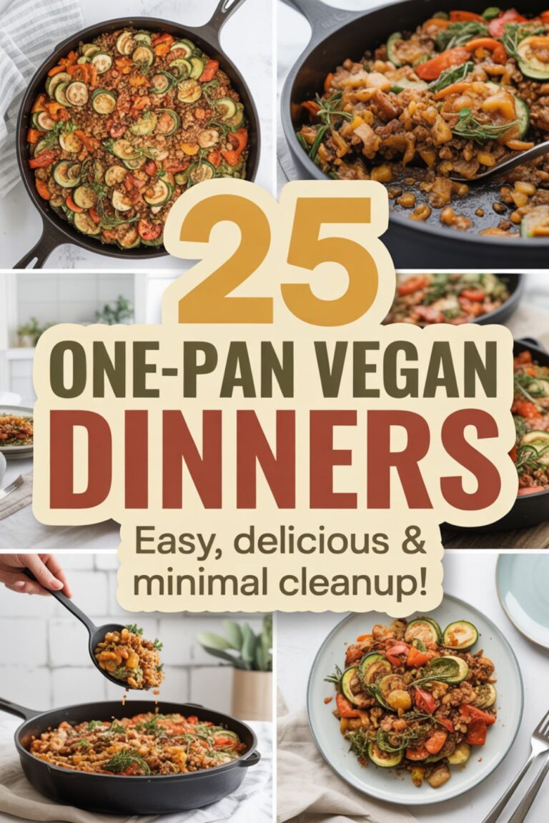25 One-Pan Vegan Dinners for Easy Cleanup