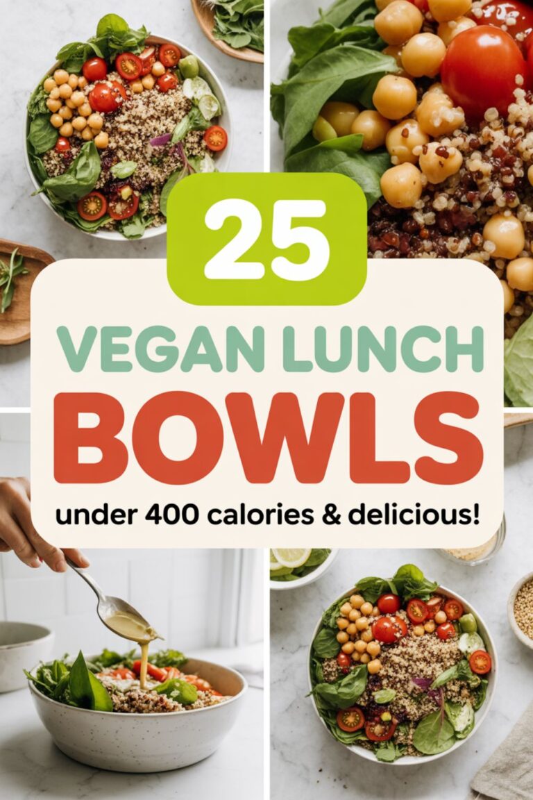 25 Vegan Lunch Bowls Under 400 Calories