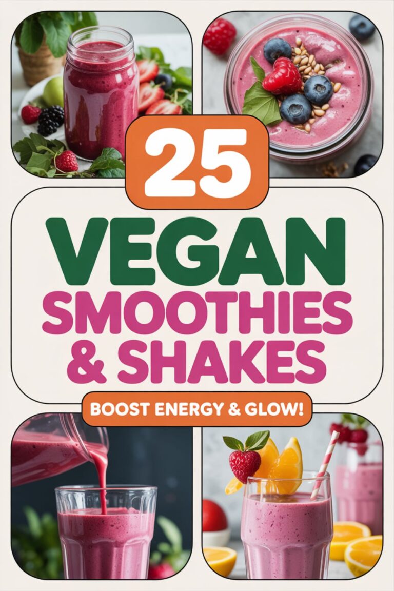 25 Vegan Smoothies and Shakes for Energy and Glow