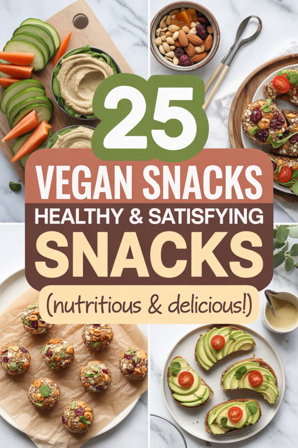 25 Vegan Snacks That Are Healthy and Satisfying 1 25 Vegan Snacks That Are Healthy and Satisfying