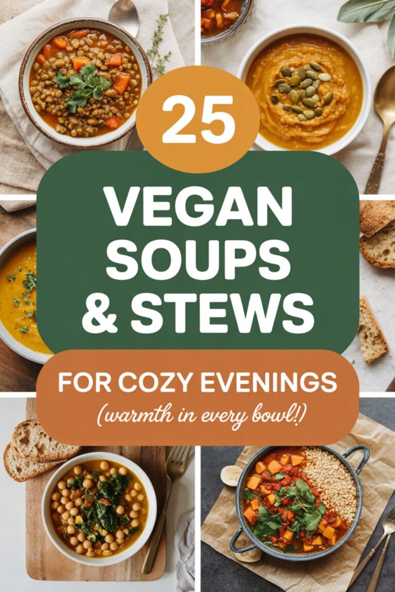 25 Vegan Soups and Stews for Cozy Evenings