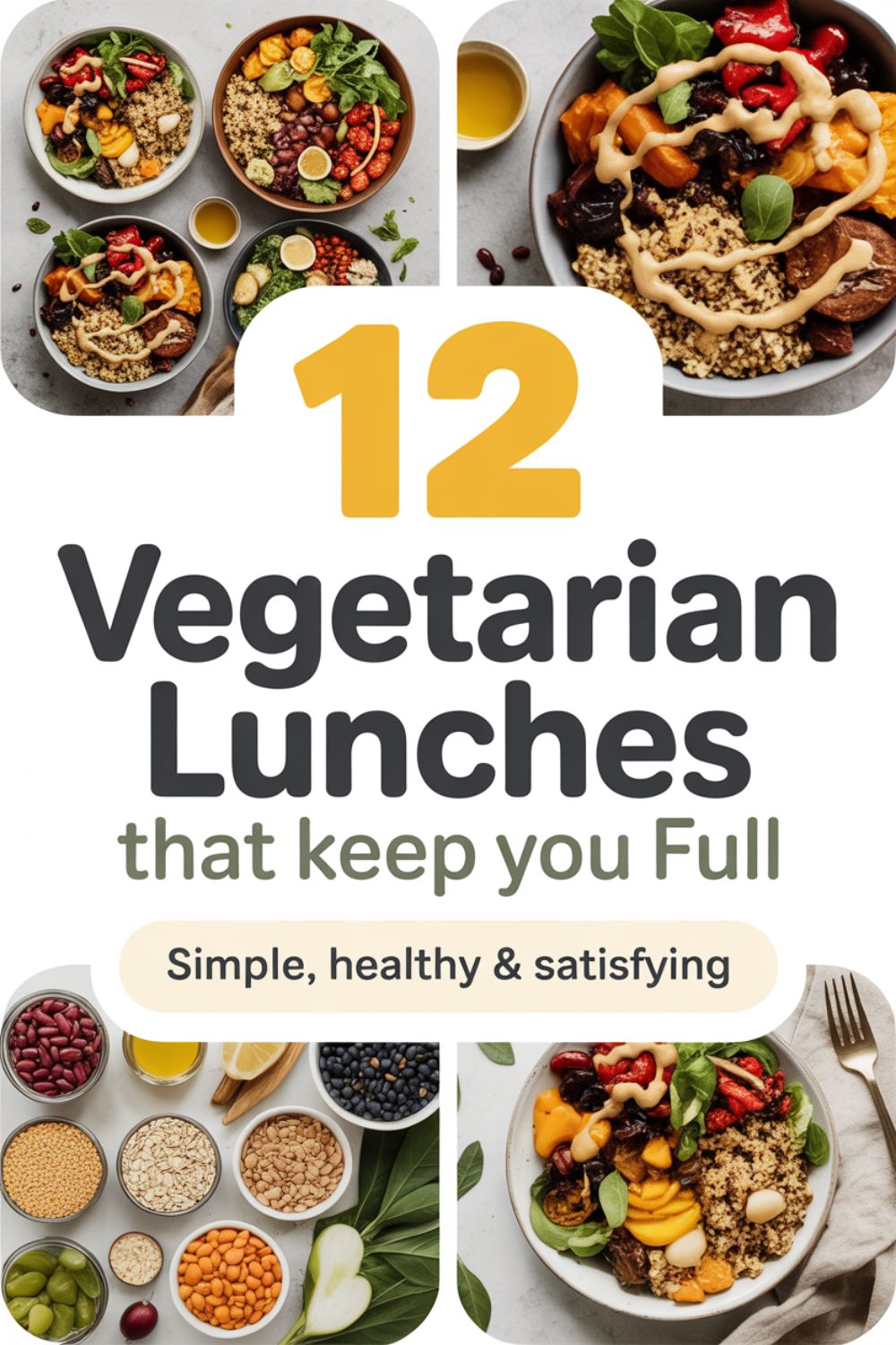 12 Vegetarian Lunches That Keep You Full