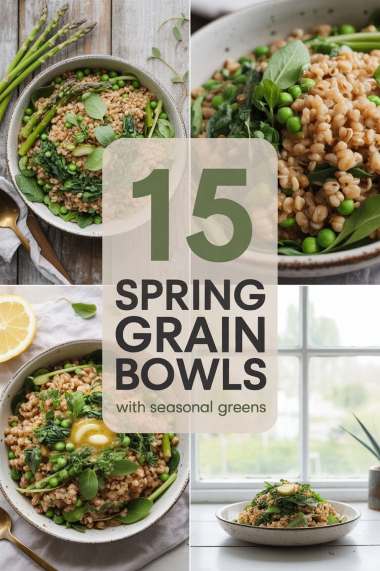 15 Spring Grain Bowls with Seasonal Greens