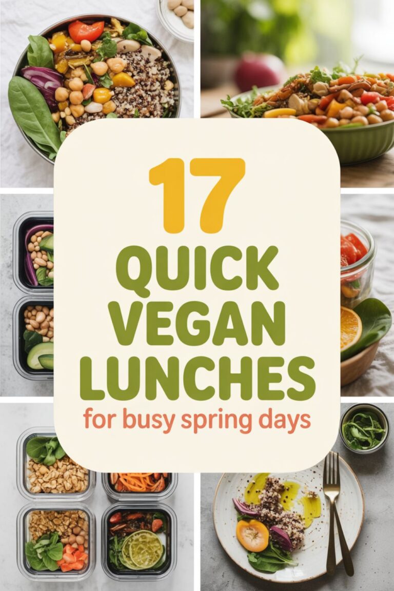17 Quick Vegan Lunches for Busy Spring Days