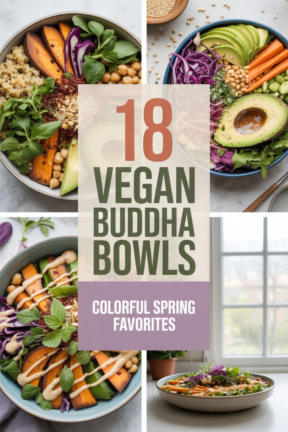18 Colorful Vegan Buddha Bowls for Spring