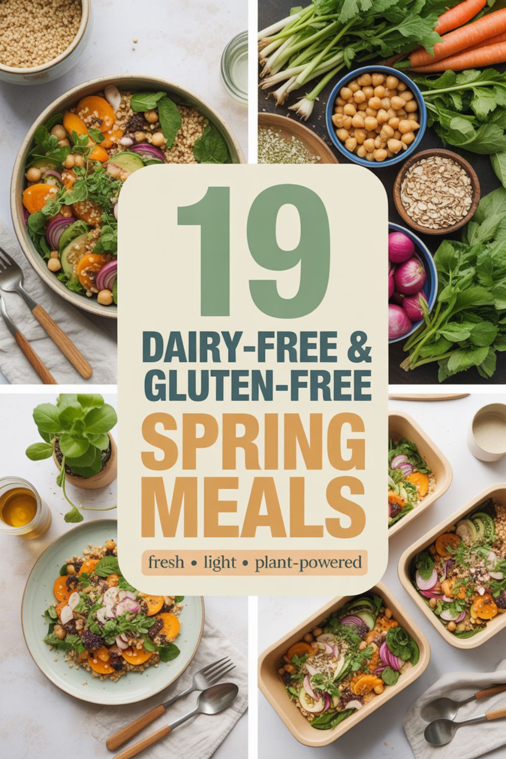19 Dairy Free Gluten Free Spring Meals