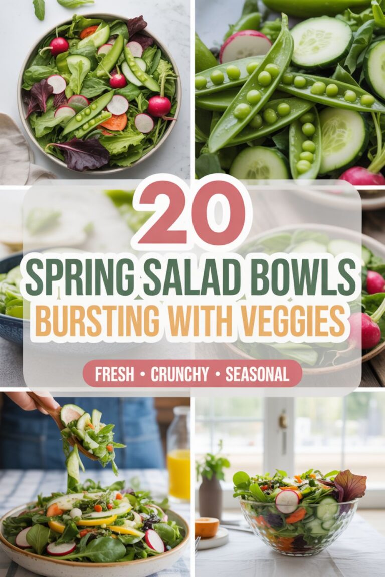 20 Fresh Spring Salad Bowls Bursting with Veggies