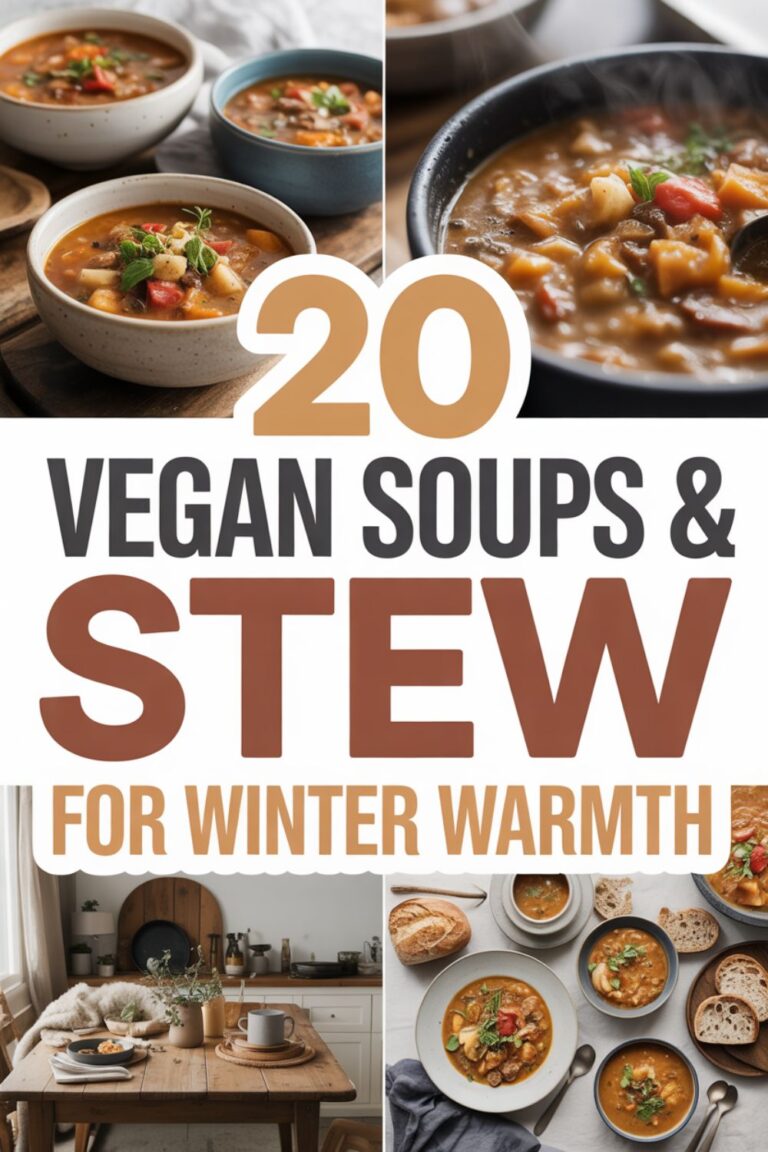 20 Vegan Soups and Stews for Winter Warmth