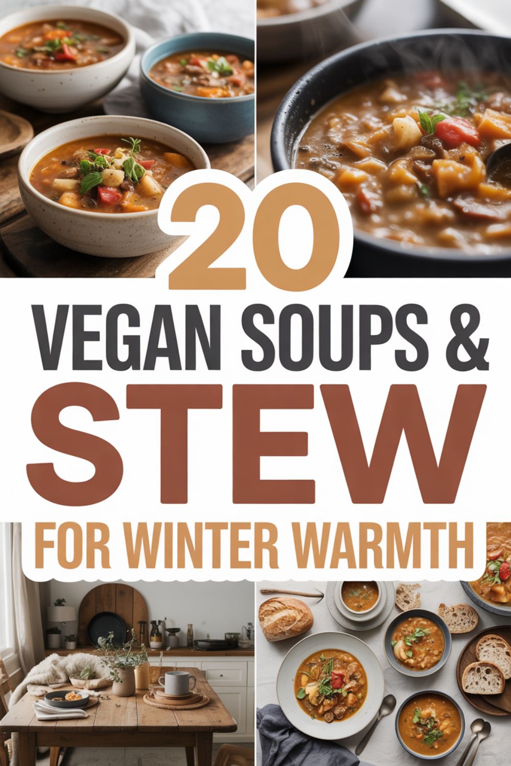 20 Vegan Soups and Stews for Winter Warmth