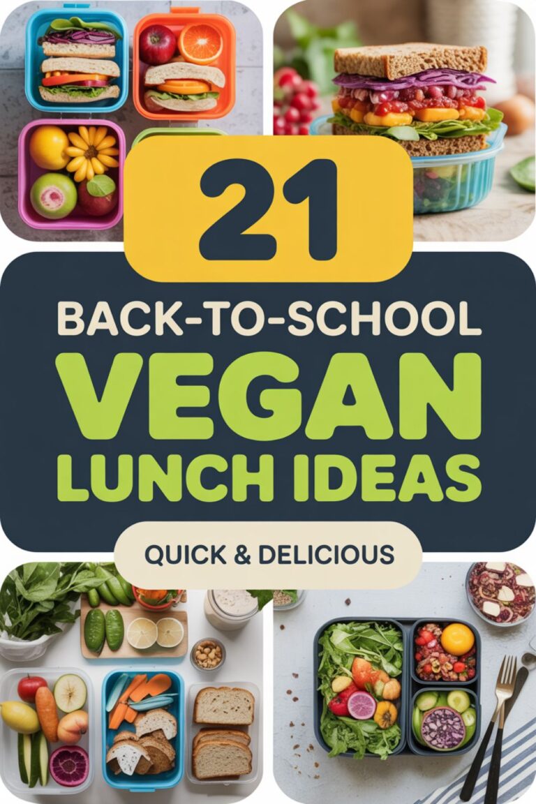 21 Back-to-School Vegan Lunch Ideas