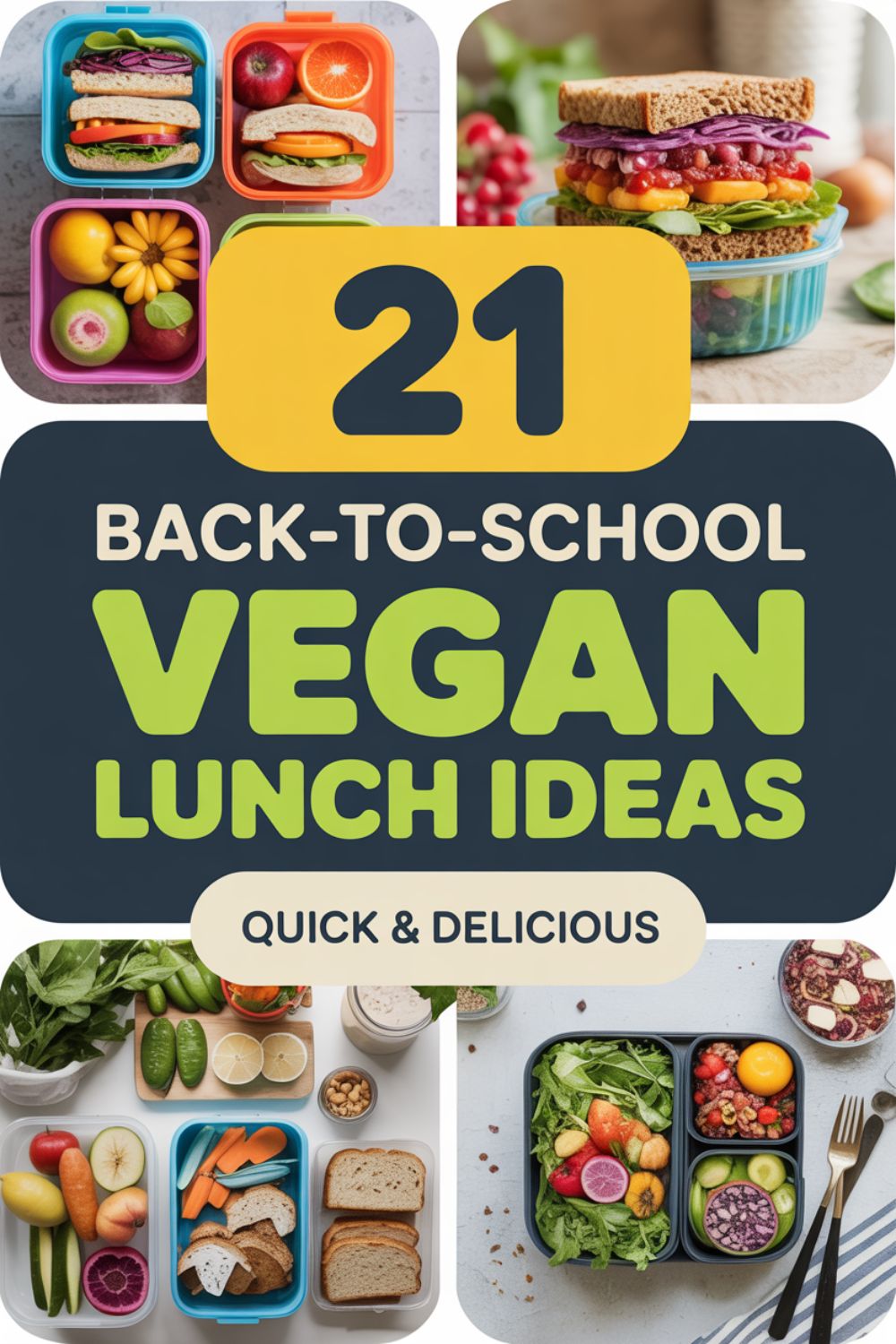 21 Back to School Vegan Lunch Ideas