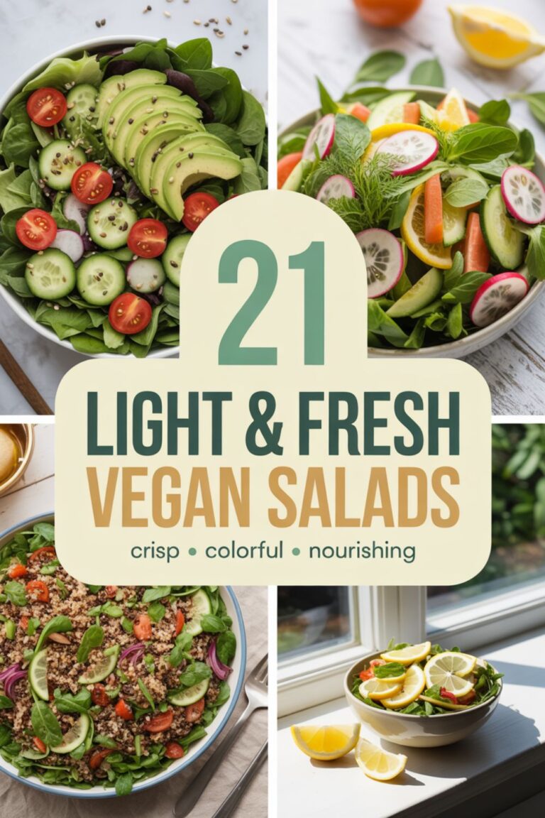 21 Light & Fresh Vegan Salads That Actually Fill You Up