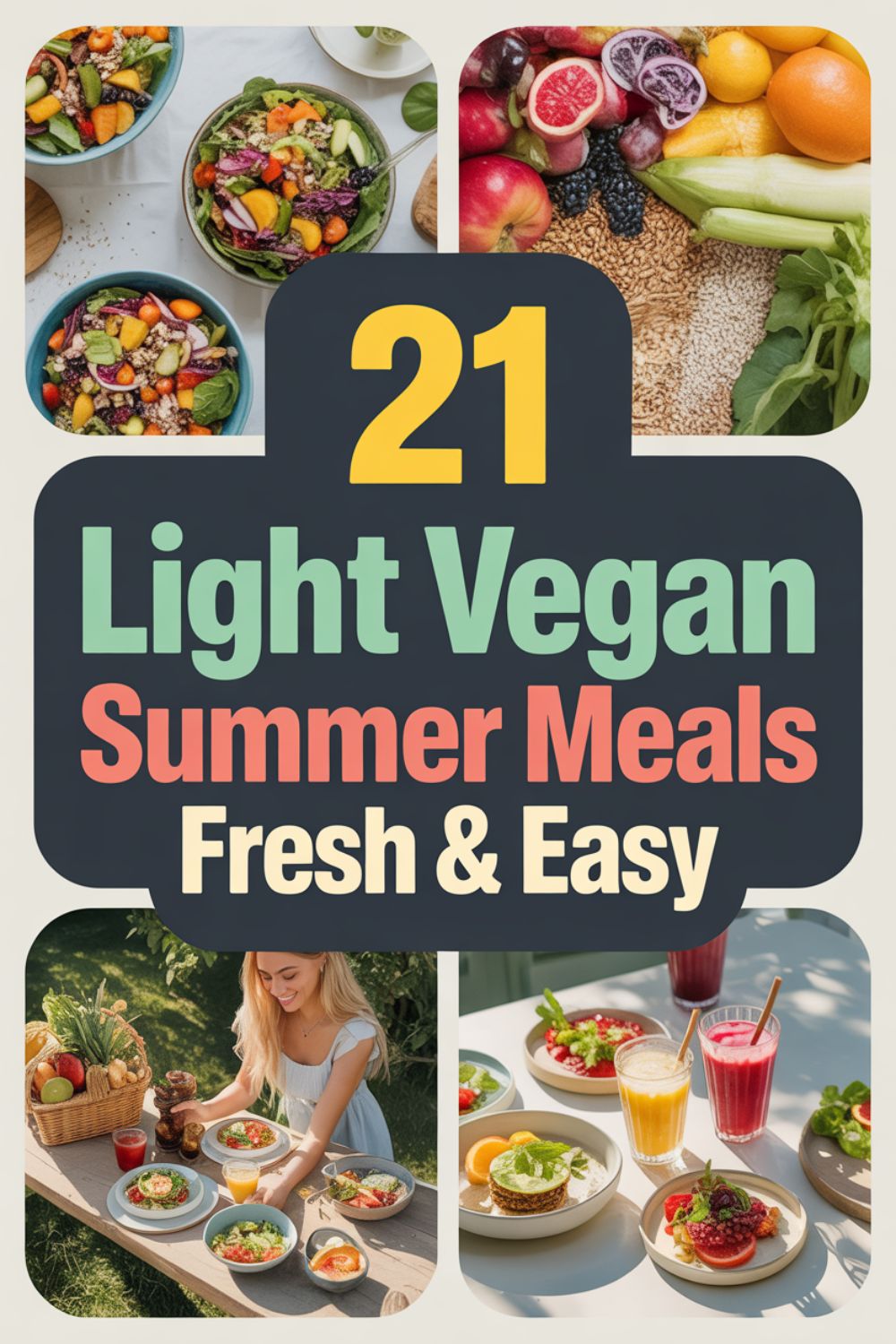 21 Light Vegan Summer Meals