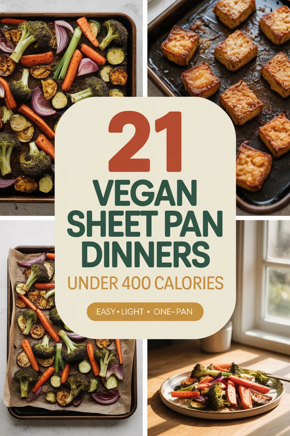 21 Vegan Sheet Pan Dinners Under 400 Calories
