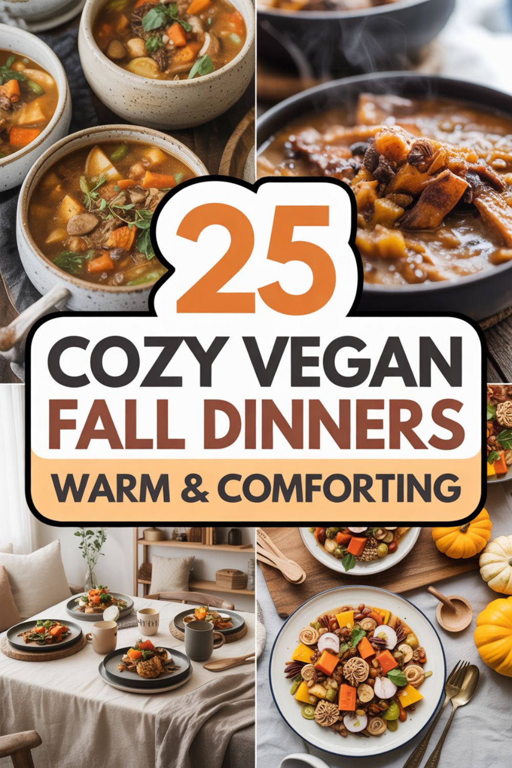25 Cozy Vegan Fall Dinners