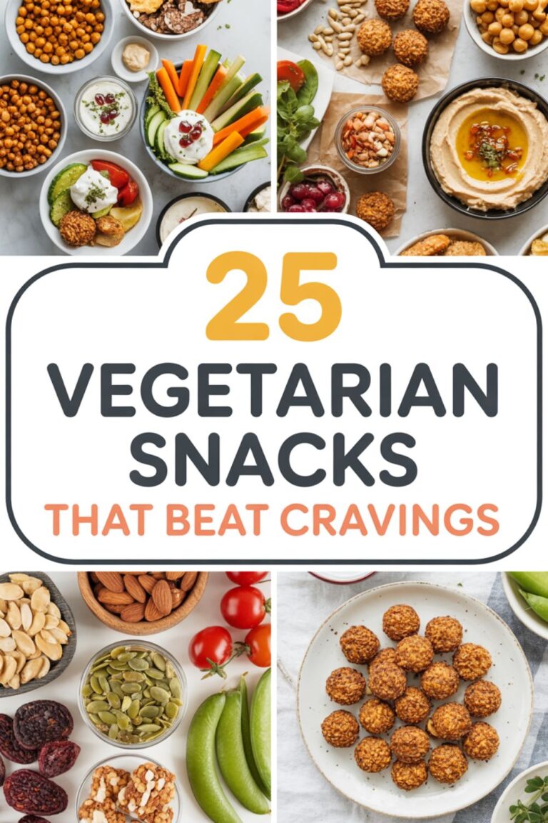 25 Vegetarian Snacks That Beat Cravings