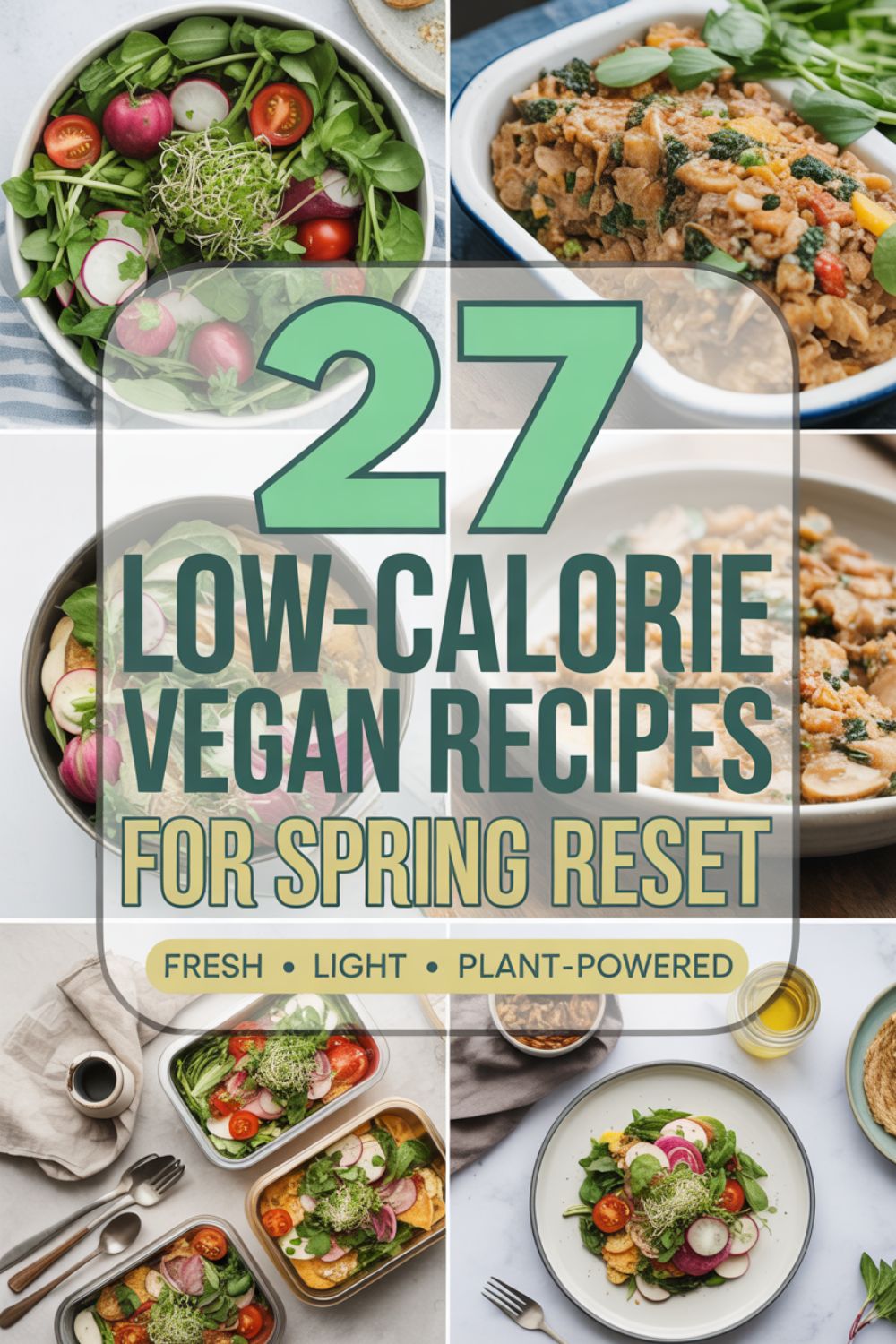 27 Low Calorie Vegan Recipes for Spring Reset