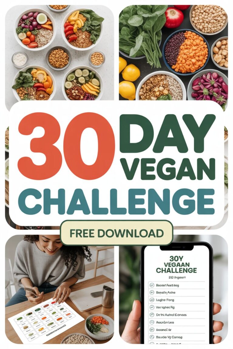30-Day Vegan Challenge (Free Download)