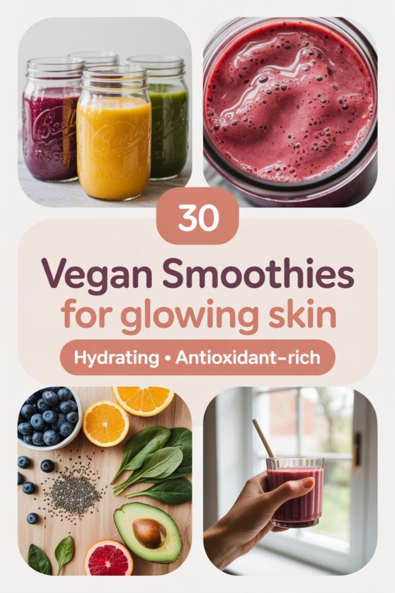 30 Vegan Smoothies for Glowing Skin
