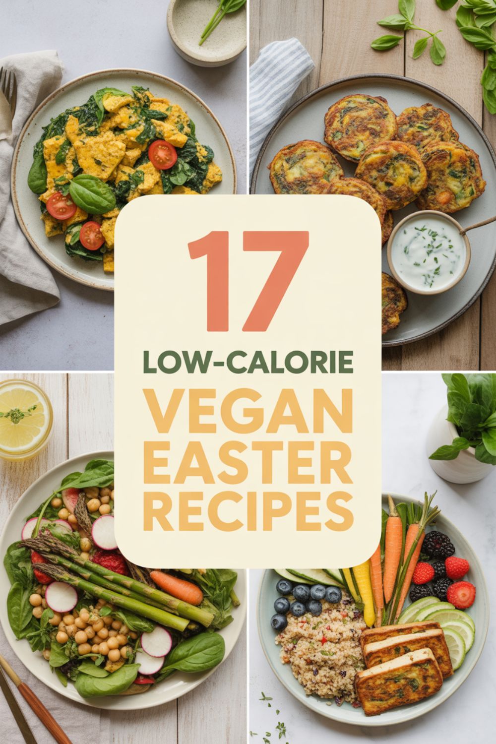 17 Low Calorie Vegan Easter Recipes