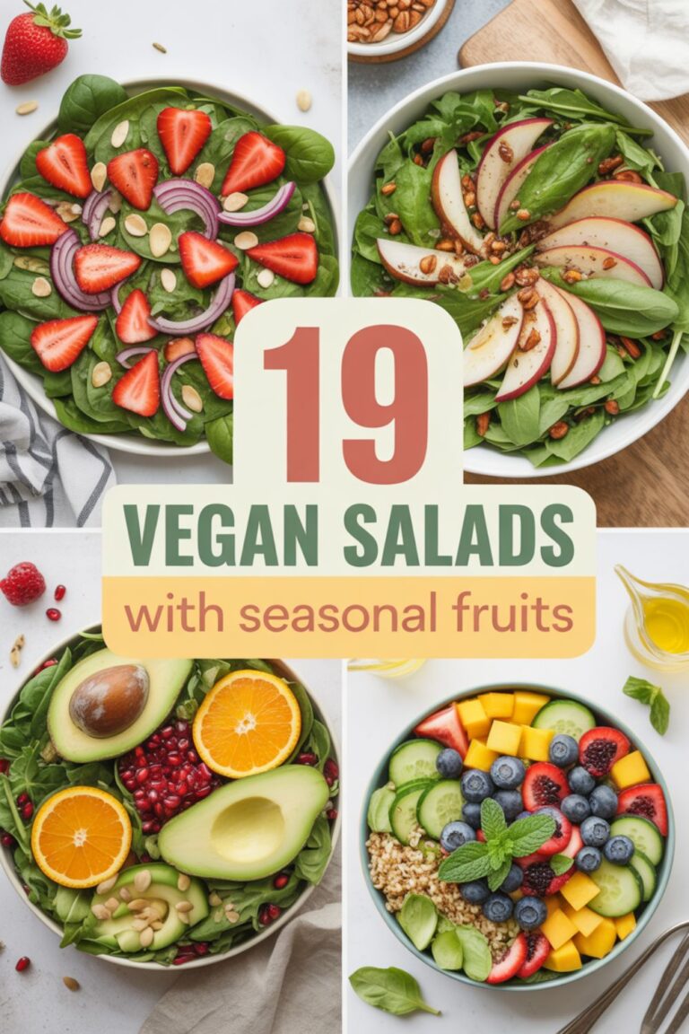19 Vegan Salads with Seasonal Fruits That Are Actually Worth Eating 5 19 Vegan Salads with Seasonal Fruits That Are Actually Worth Eating