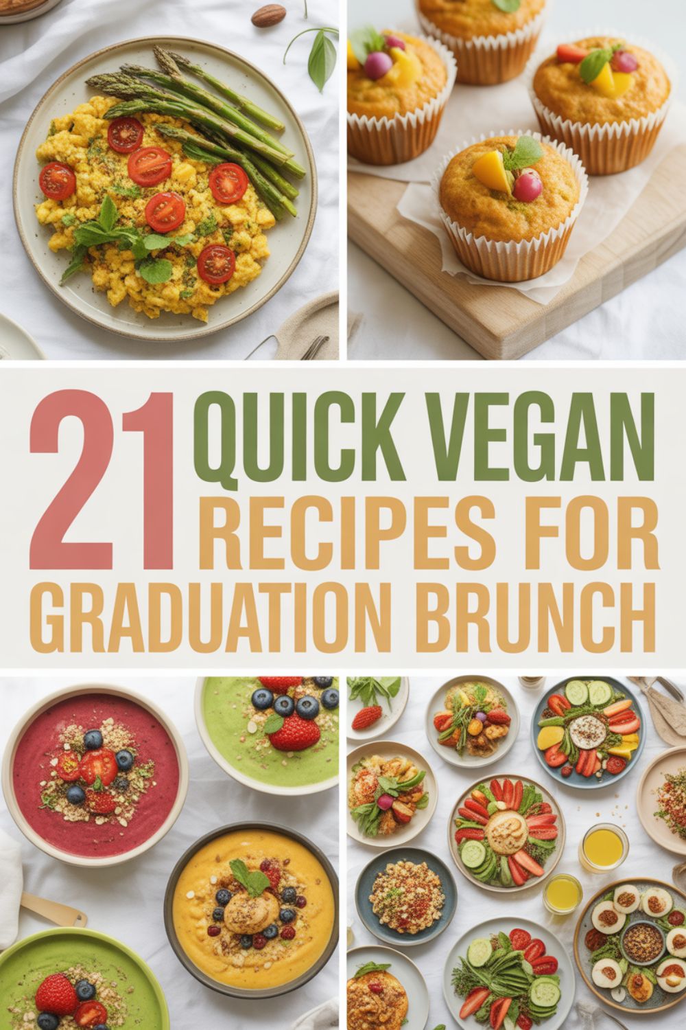21 Quick Vegan Recipes for Graduation Brunch