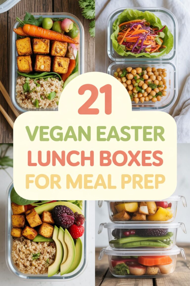 21 Vegan Easter Lunch Boxes for Meal Prep