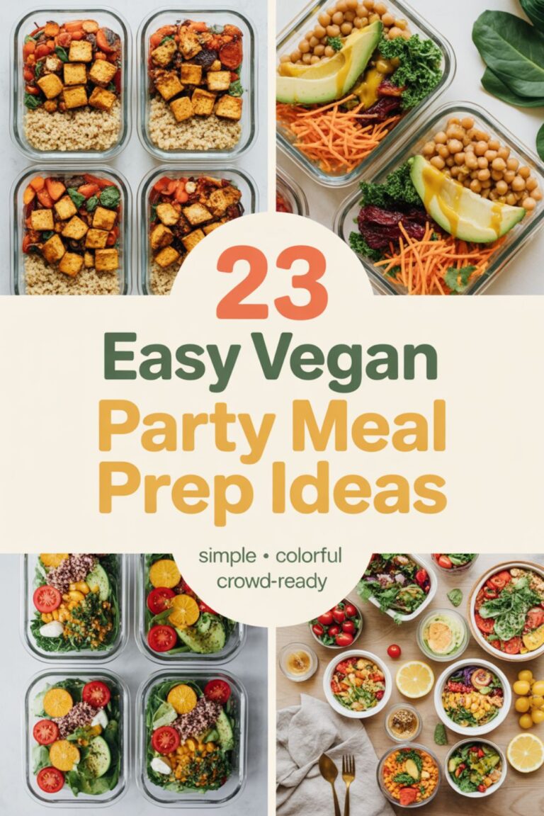 23 Easy Vegan Party Meal Prep Ideas