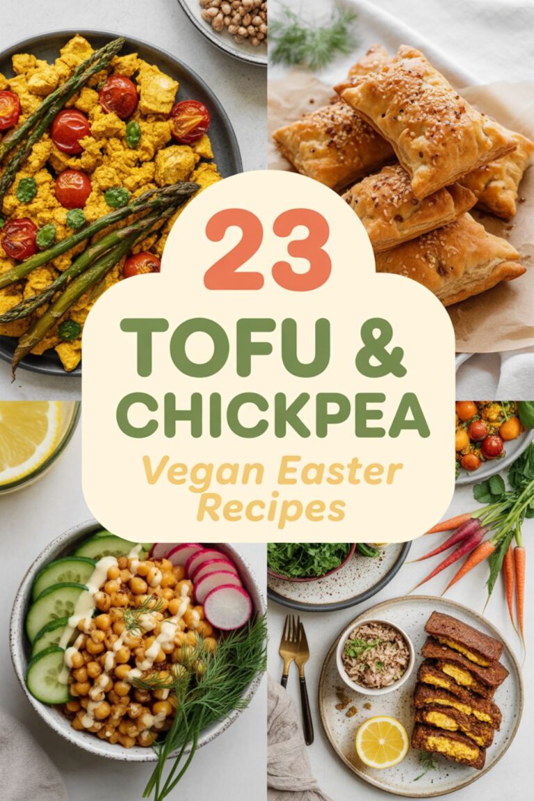 23 Tofu & Chickpea Vegan Easter Recipes That Will Actually Impress Everyone at the Table