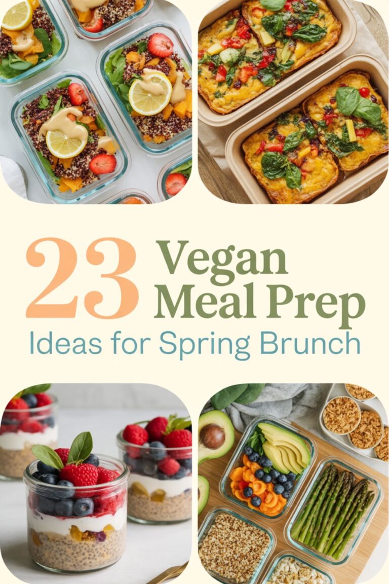 23 Vegan Meal Prep Ideas for Spring Brunch