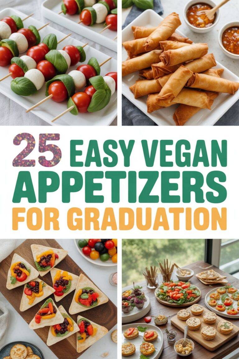 25 Easy Vegan Appetizers for Graduation