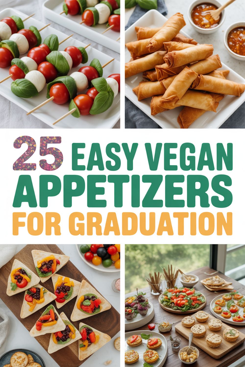 25 Easy Vegan Appetizers for Graduation