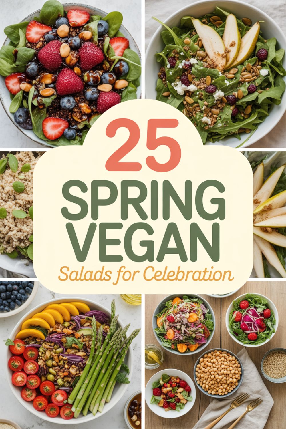 25 Spring Vegan Salads for Celebration
