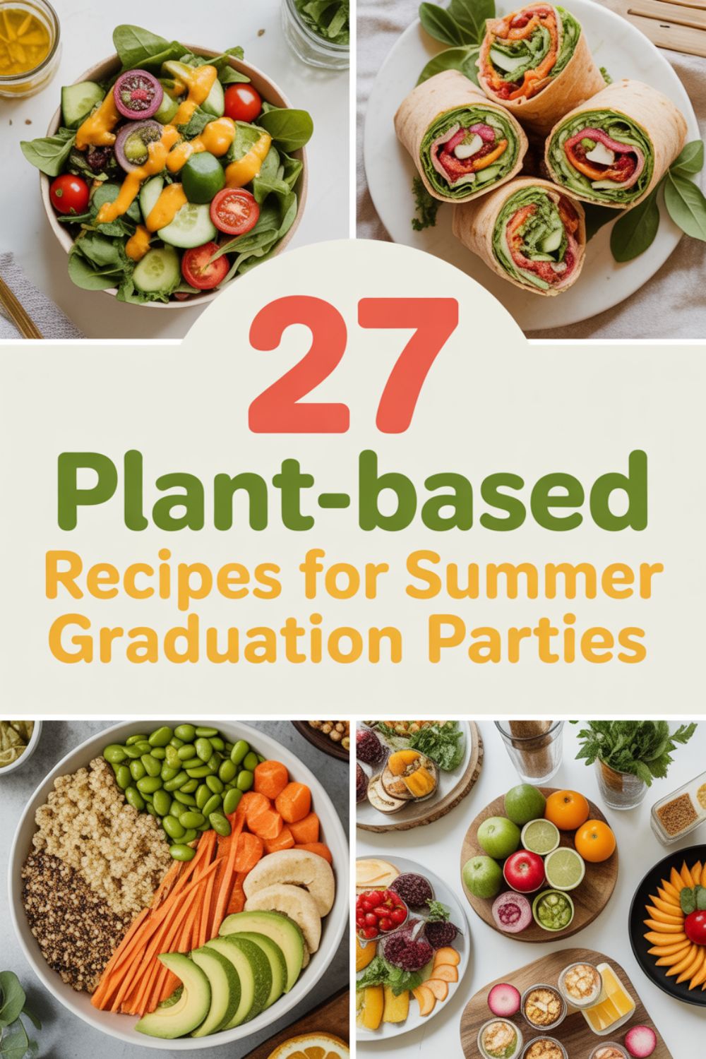 27 Plant Based Recipes for Summer Graduation Parties
