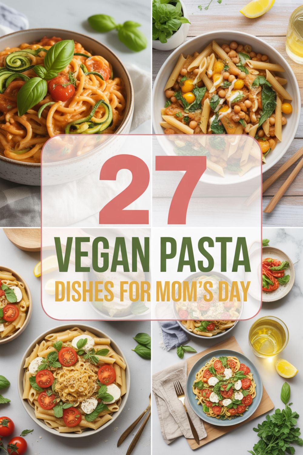 27 Vegan Pasta Dishes for Moms Day