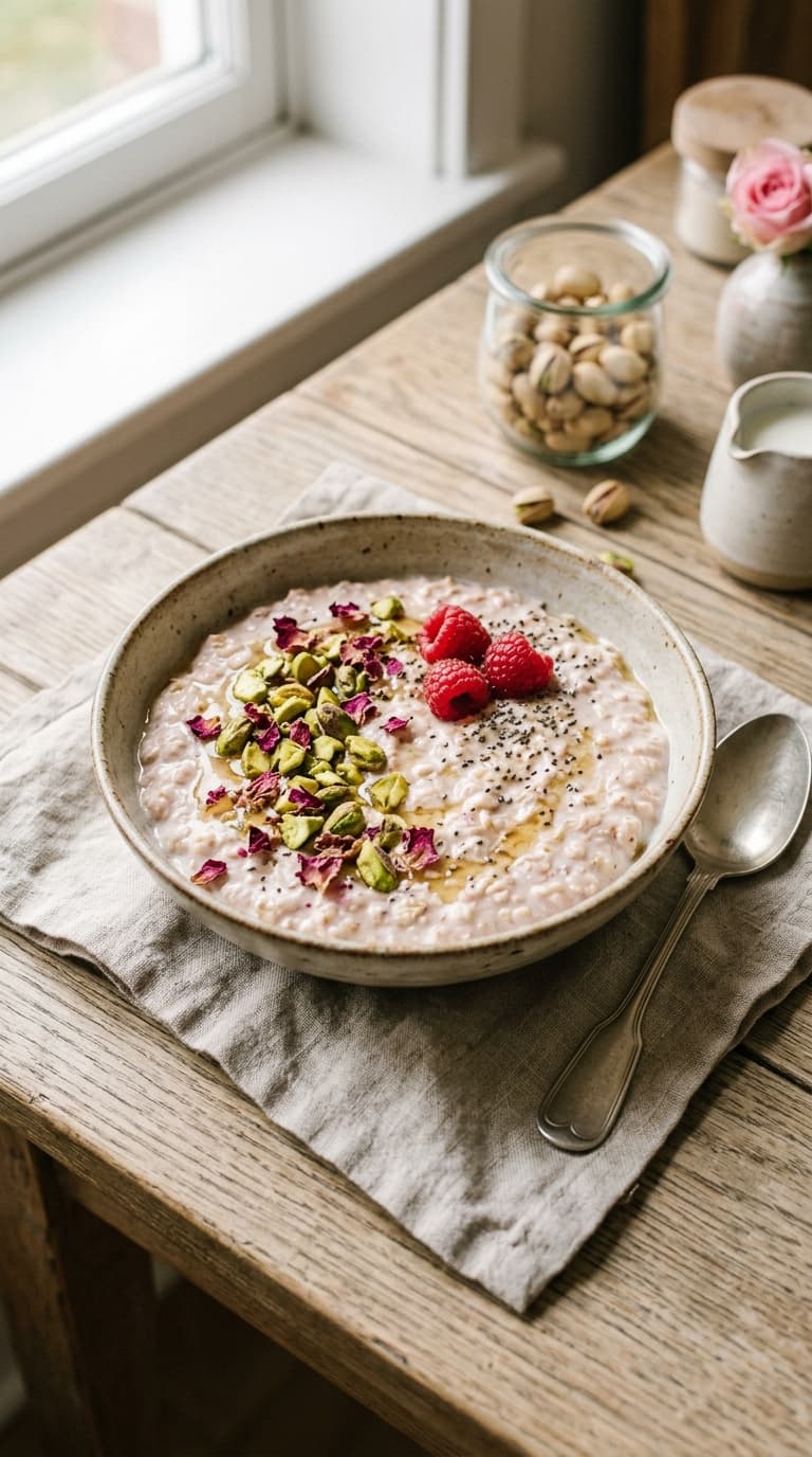 15 Pistachio and Rose Overnight Oats for a Fancy Breakfast 3 15 Pistachio and Rose Overnight Oats for a Fancy Breakfast