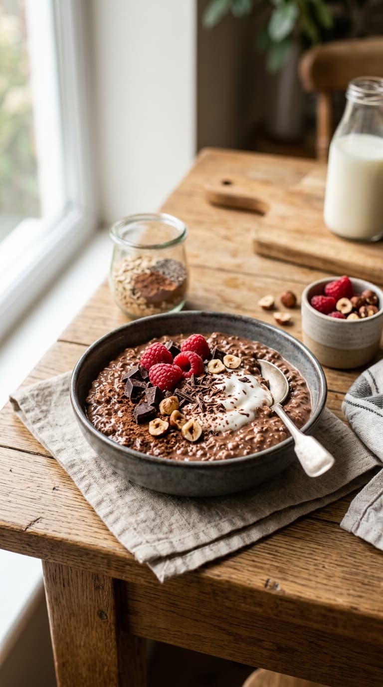 17 Chocolate Overnight Oats Recipes That Taste Like Dessert 4 17 Chocolate Overnight Oats Recipes That Taste Like Dessert