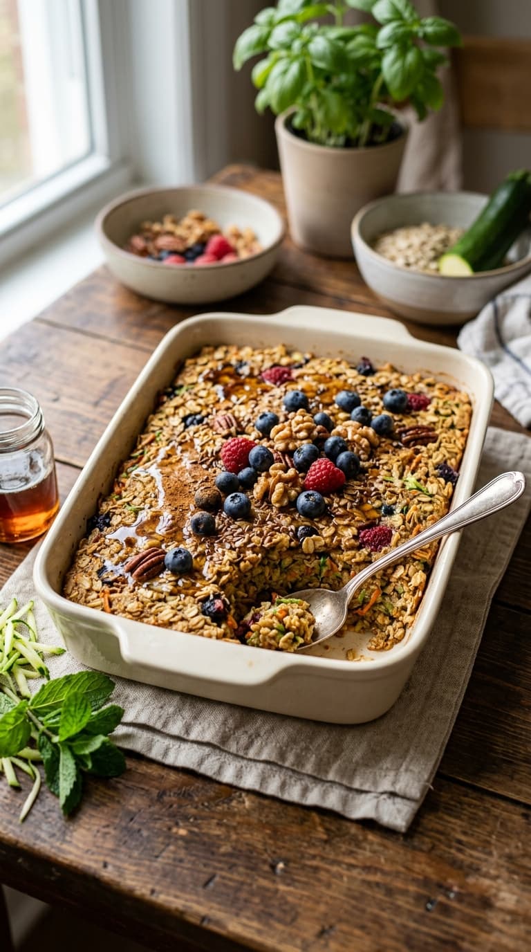 17 Zucchini Baked Oatmeal Recipes With Hidden Vegetables
