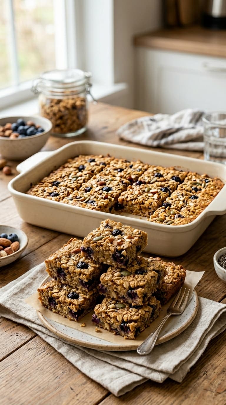 19 Baked Oatmeal Bars for On-the-Go Breakfasts 3 19 Baked Oatmeal Bars for On-the-Go Breakfasts