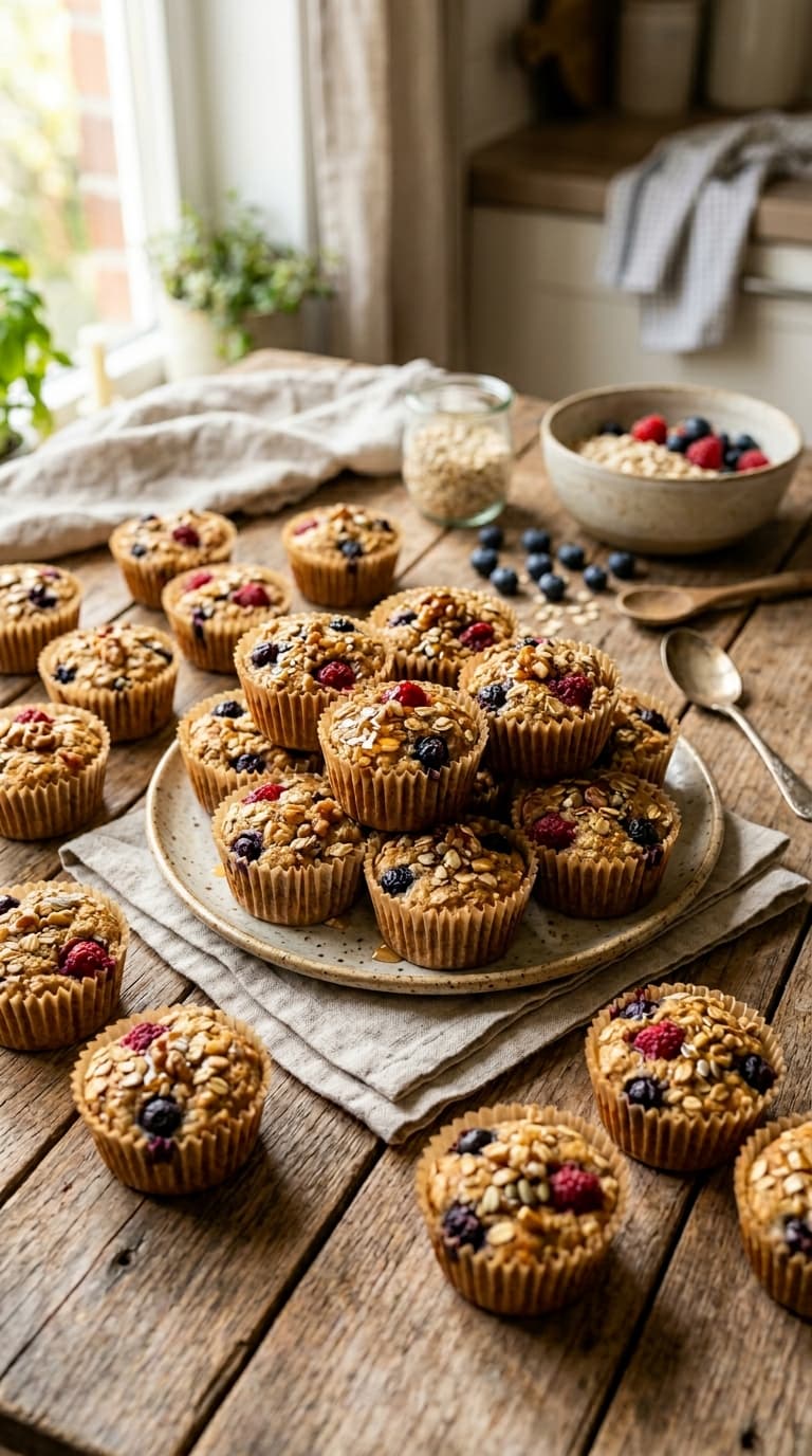 19 Baked Oats Muffin Cups for Individual Portioning 19 19 Baked Oats Muffin Cups for Individual Portioning