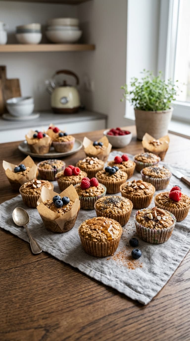 19 Baked Oats Muffin Cups for Individual Portioning