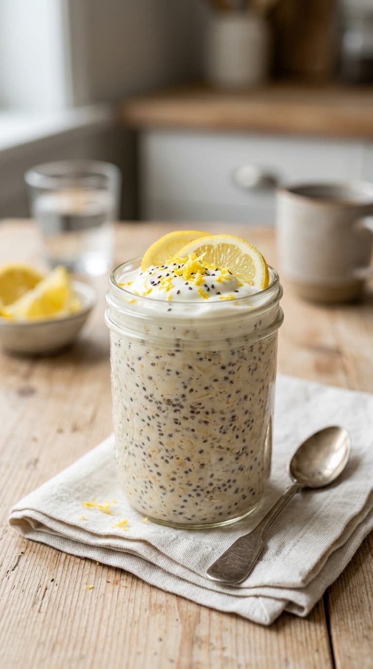 19 Lemon Overnight Oats Recipes That Brighten Your Morning 9 19 Lemon Overnight Oats Recipes That Brighten Your Morning