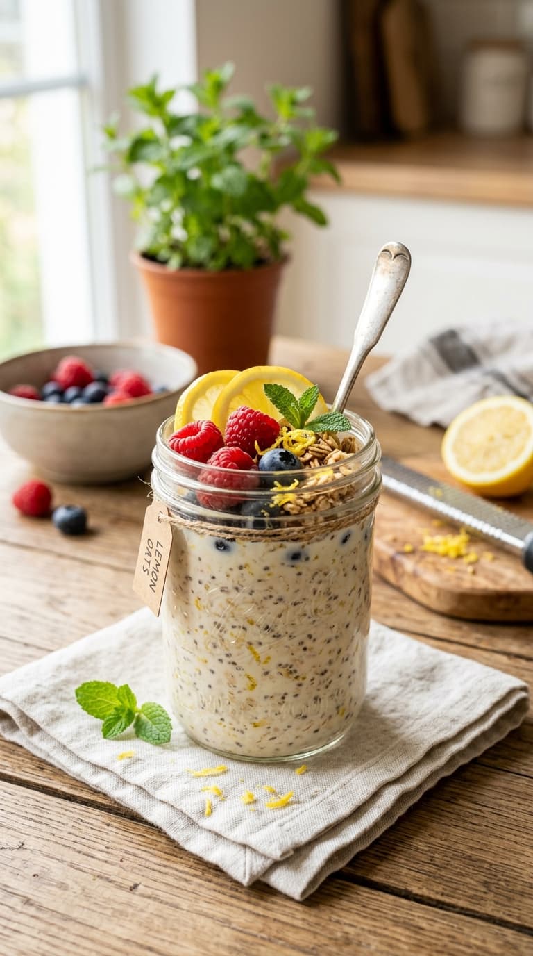 19 Lemon Overnight Oats Recipes That Brighten Your Morning