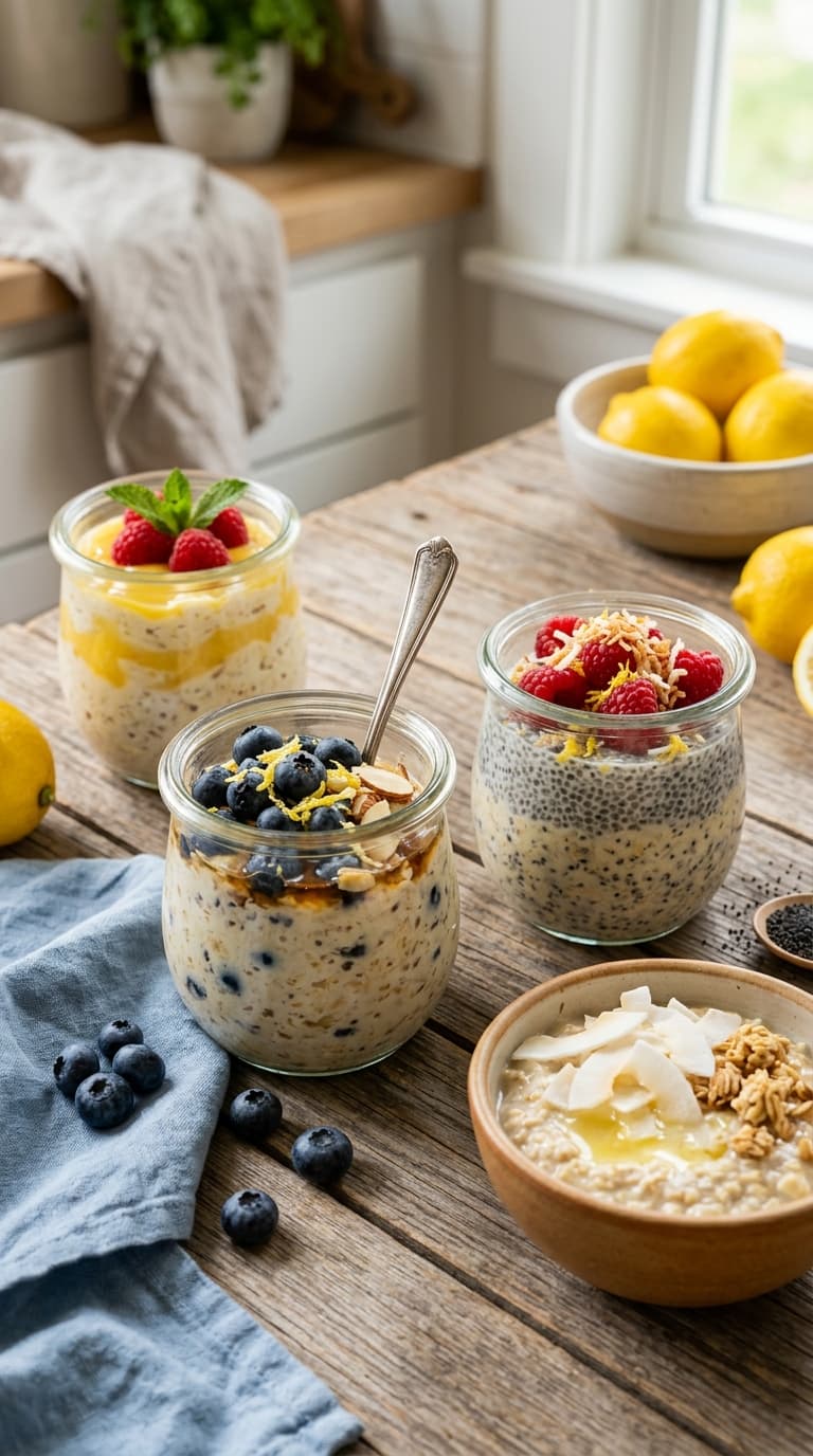 19 Lemon Overnight Oats Recipes That Brighten Your Morning