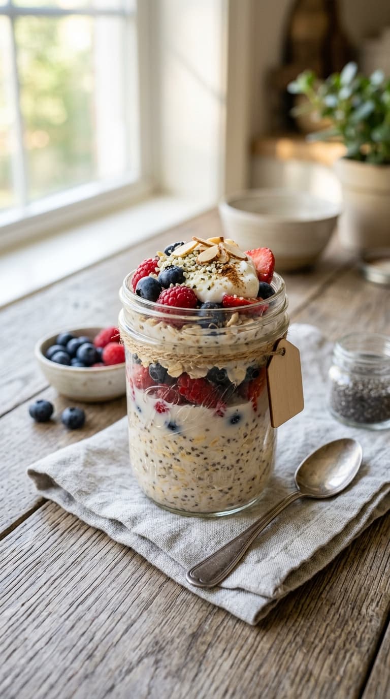 19 Low Calorie Overnight Oats for Weight Loss 3 19 Low Calorie Overnight Oats for Weight Loss