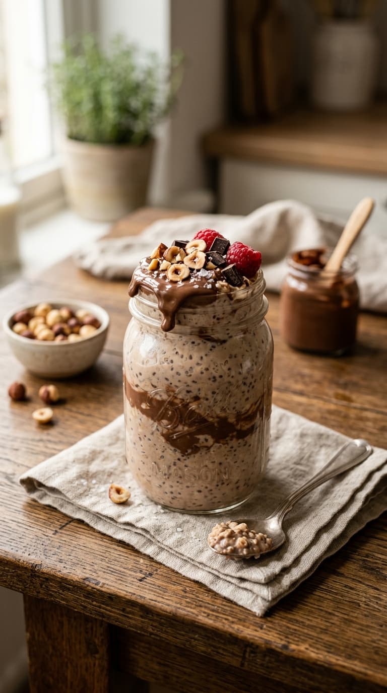 19 Nutella Overnight Oats Recipes That Feel Indulgent